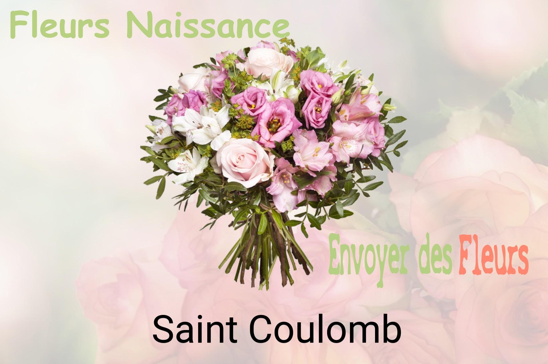 Bouquet de fleurs de naissance livré à Saint-Coulomb